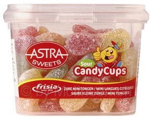 Astra Saure Mini Zungen 12 Dosen je  200g Fruchtgummi