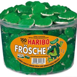 Haribo Quaxi Frösche Dose 150 Stück Fruchtgummis