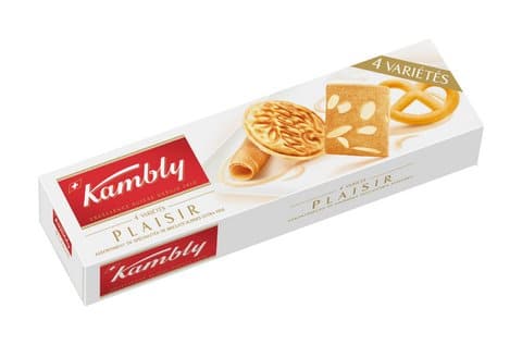 Kambly Plaisir 90g 4 Variétés x 12