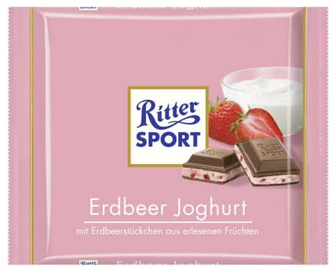 Ritter Sport Erdbeer Joghurt 100g x 12