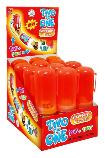 Two To One Strawberry + Lemon 25g x 12